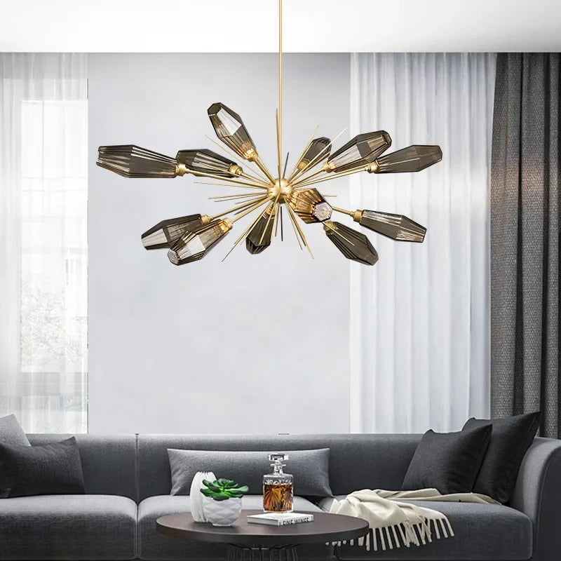 Lustre — En verre créatif design post-moderne minimaliste élégant
