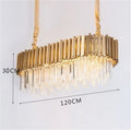 Suspension — Moderne en cristal avec grande suspension à LED