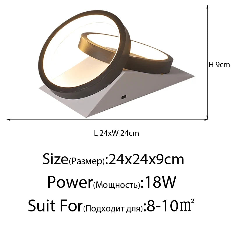 Plafonnier led créatif design nordique pour décorer votre foyer Mona Respire - Simplicité du Design & Décor Raffiné