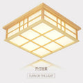 Plafonnier japonais en bois à LED pour éclairage élégant Eugène Reflet - Chaleur du Bois & Atmosphère Accueillante