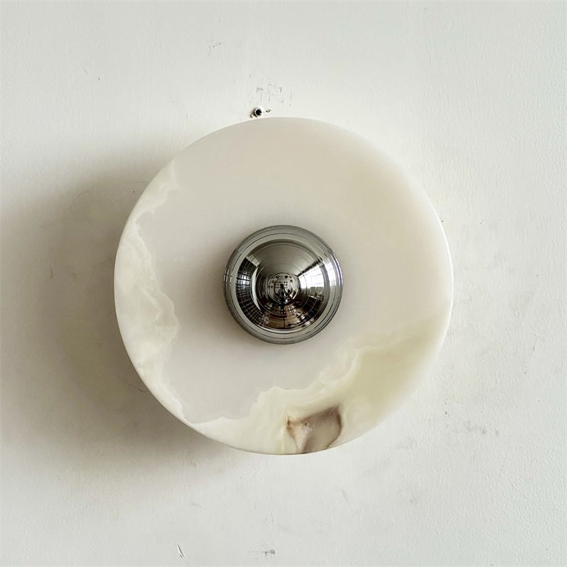 Arsole Applique Murale Ronde en Jade et Métal Moderne Minimaliste - Neutralighting