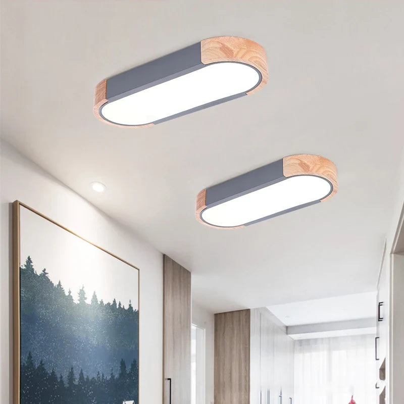 Plafonnier — Nordique long 3 coul fermentation gradation LED lampe