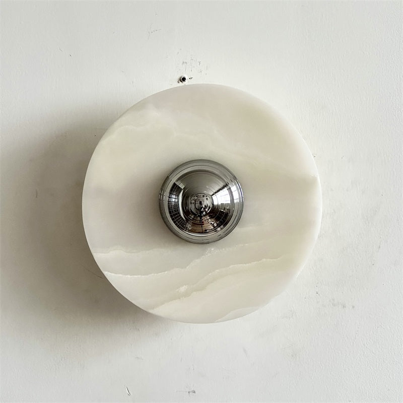 Arsole Applique Murale Ronde en Jade et Métal Moderne Minimaliste - Neutralighting