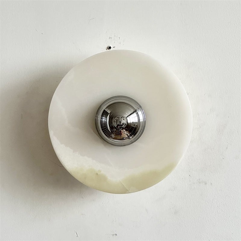 Arsole Applique Murale Ronde en Jade et Métal Moderne Minimaliste - Neutralighting