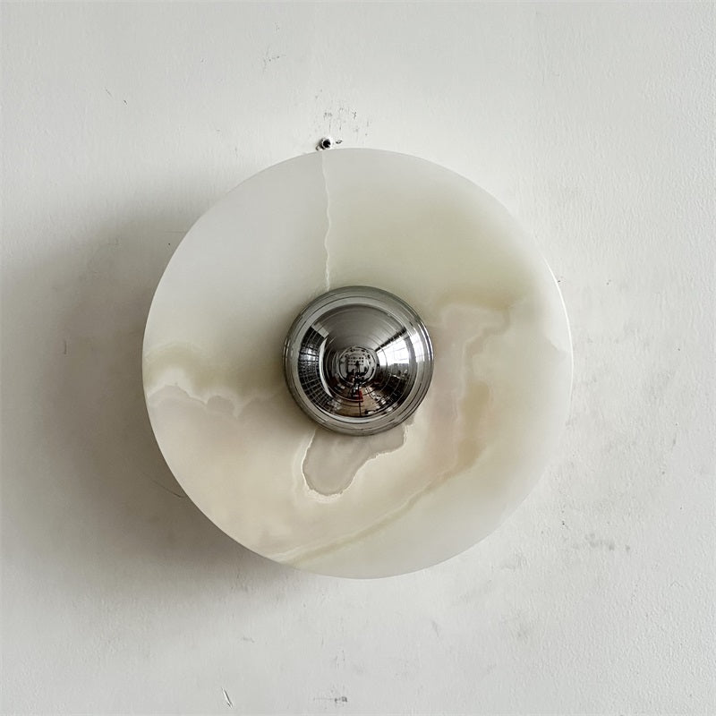 Arsole Applique Murale Ronde en Jade et Métal Moderne Minimaliste - Neutralighting