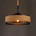 Lustre Industriel Léandre Rivage en Corde
