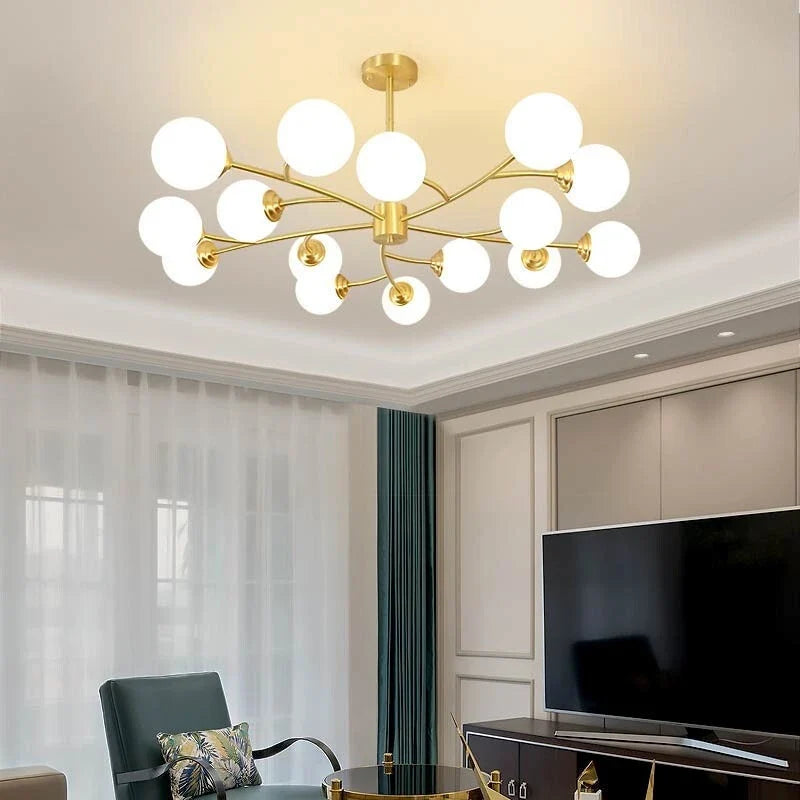Suspension — LED moderne nouvelle lampe suspension moléculaire nordique