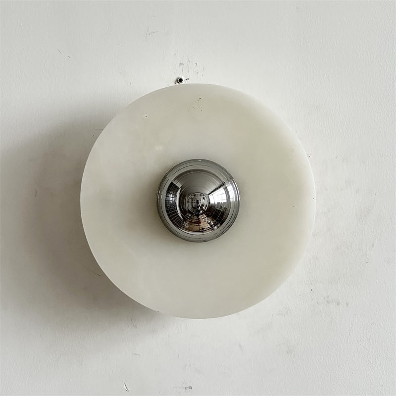 Arsole Applique Murale Ronde en Jade et Métal Moderne Minimaliste - Neutralighting