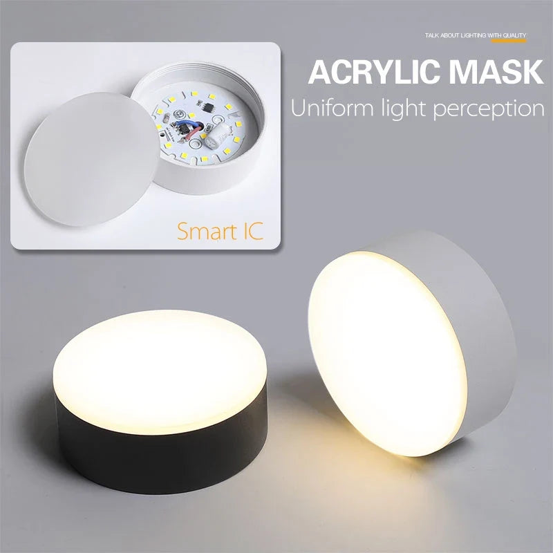 Spot lumineux led monté en surface à intensité réglable Astrid Éveil en Aluminium - Caractère & Élégance dans le Décor