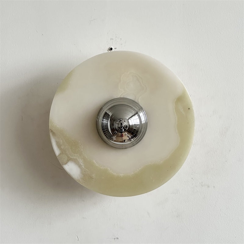 Arsole Applique Murale Ronde en Jade et Métal Moderne Minimaliste - Neutralighting