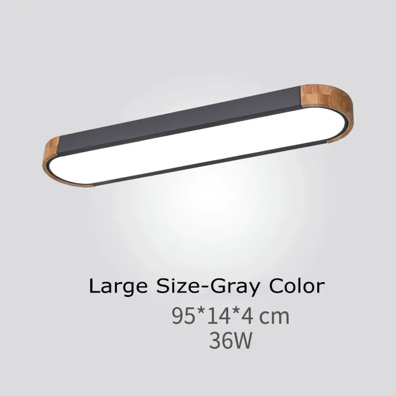 Plafonnier — Nordique long 3 coul fermentation gradation LED lampe