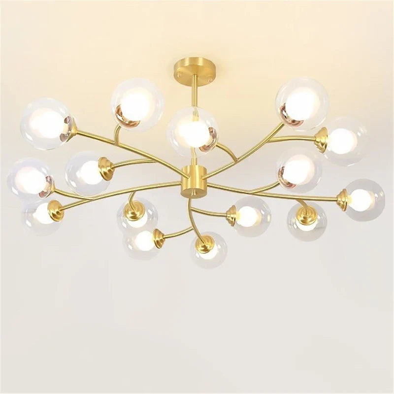 Suspension — LED moderne nouvelle lampe suspension moléculaire nordique