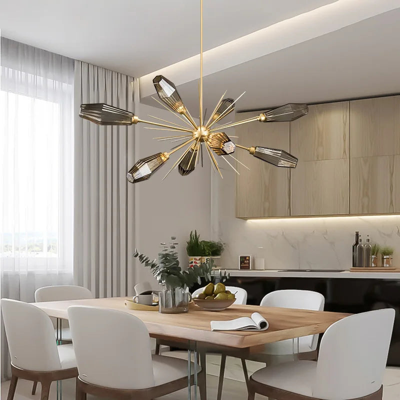 Lustre — En verre créatif design post-moderne minimaliste élégant