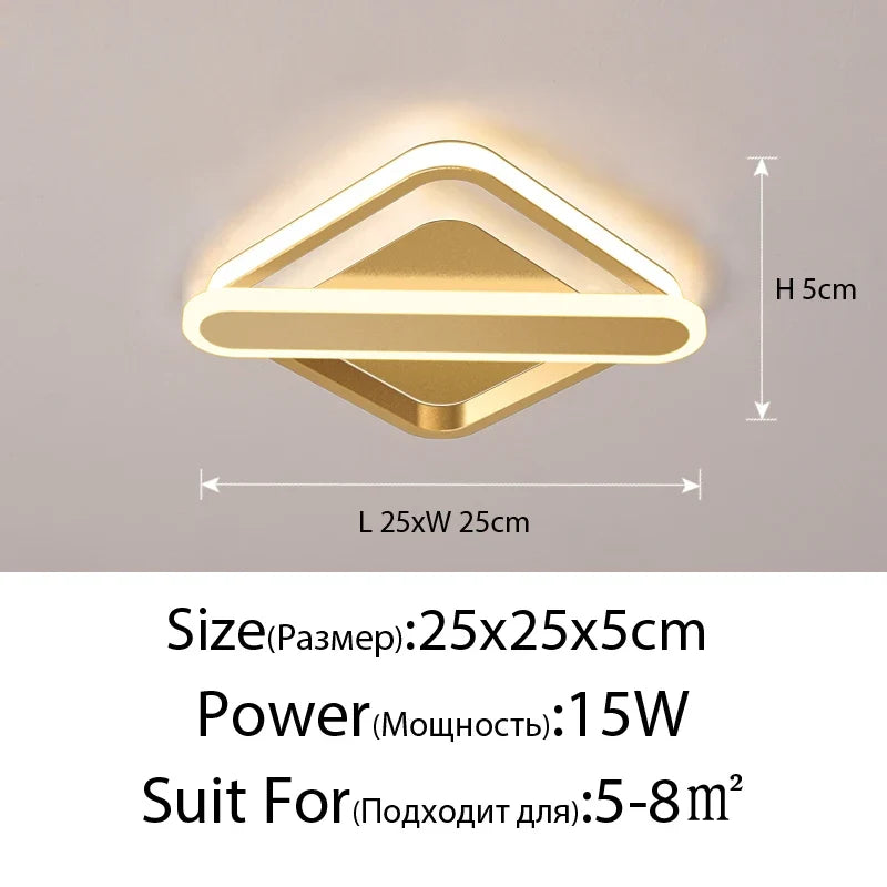 Plafonnier led moderne pour éclairage intérieur style nordique Salomé Cadence - Esprit Épuré & Harmonie Intérieure