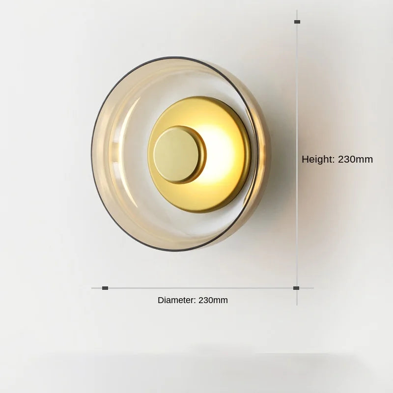 Applique murale led style scandinave pour décoration intérieure Iris Balade - Lignes Épurées & Atmosphère Sereine