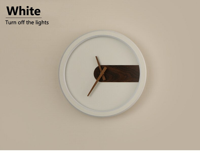 Applique Murale Métal/Bois Ronde Scandinave, Salon - Neutralighting