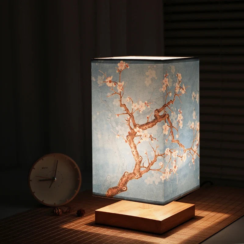 Lampe de Chevet Japonaise Zélian Unisson en Papier - Légèreté Visuelle & Esprit Serein