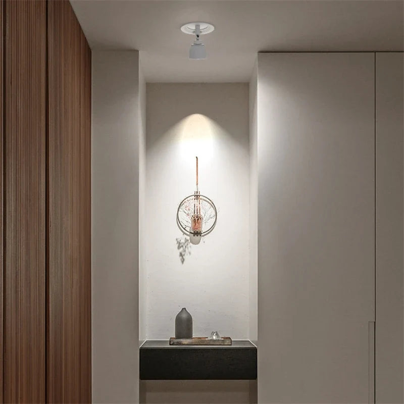 Plafonnier led moderne à angle réglable pour cuisine Yvonne Onde - Esprit Contemporain & Décor Élégant