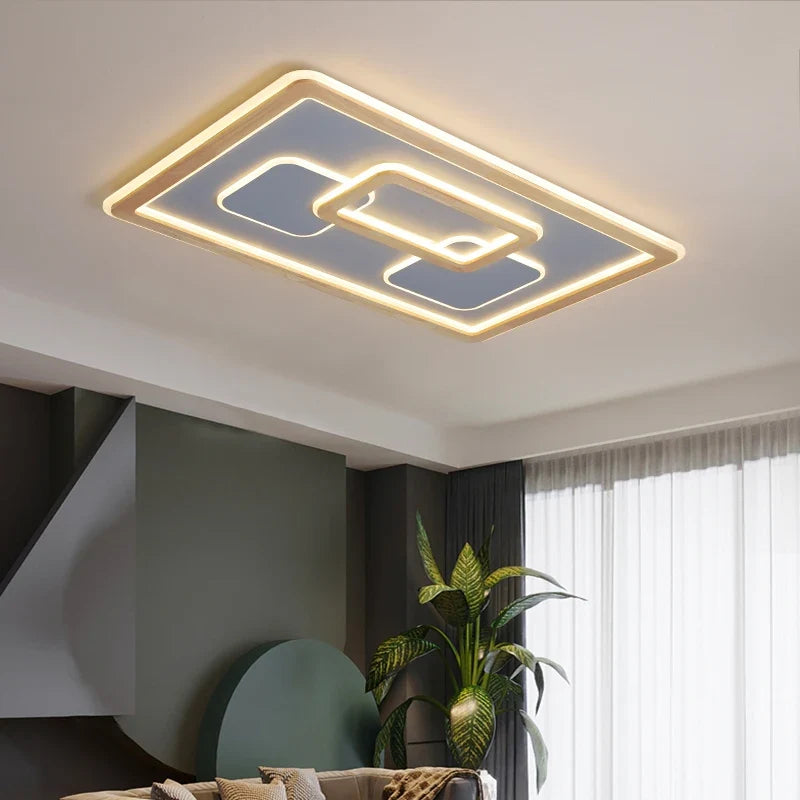 Plafonnier led modernes à luminosité réglable pour décoration Paul Récital en Bois - Esprit Naturel & Décor Chaleureux