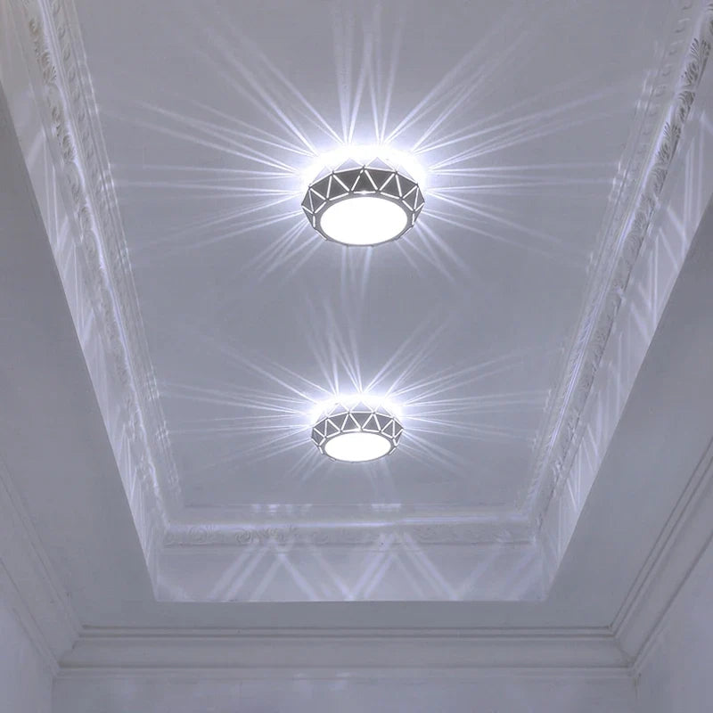 Plafonnier LED moderne simplicité 5W 12W Léane Courbe - Une Note Actuelle dans le Décor