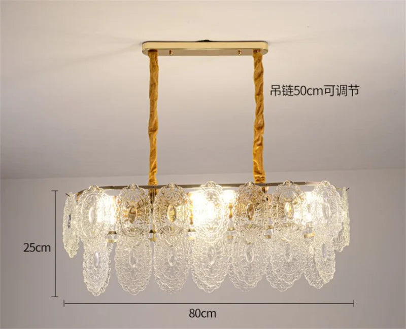 Lustre — En cristal moderne design luxe pour une ambiance élégante