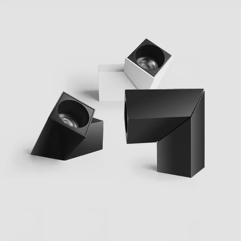 Plafonnier — LED rotation pliants intensité variable cob plafonniers lampes fond intérieur