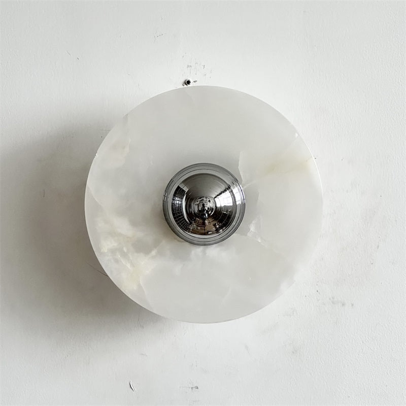 Arsole Applique Murale Ronde en Jade et Métal Moderne Minimaliste - Neutralighting
