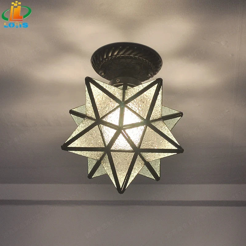 Plafonnier — Pentagramme moderne éclairage étoile pour couloir ou entrée