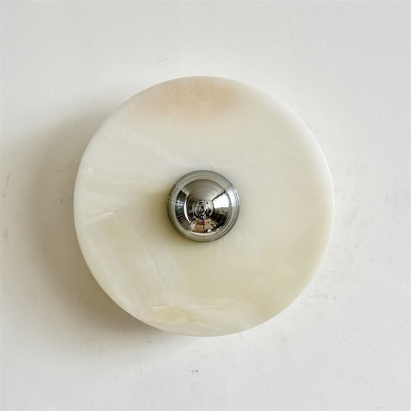 Arsole Applique Murale Ronde en Jade et Métal Moderne Minimaliste - Neutralighting