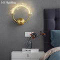 Applique murale led cristal et cuivre décorative pour intérieur Daphné Sérénade - Des Reflets pour Souligner le Décor