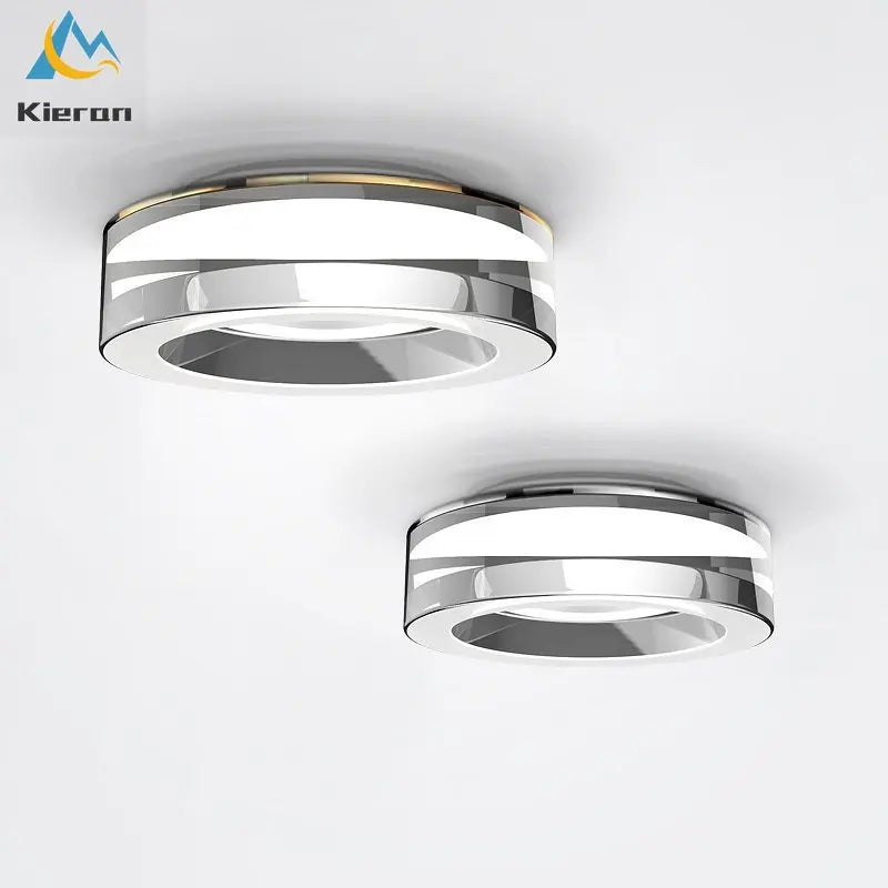 Plafonnier led en cristal spot intégré luminaires Bertille Respire - Jeux de Reflets & Présence Raffinée