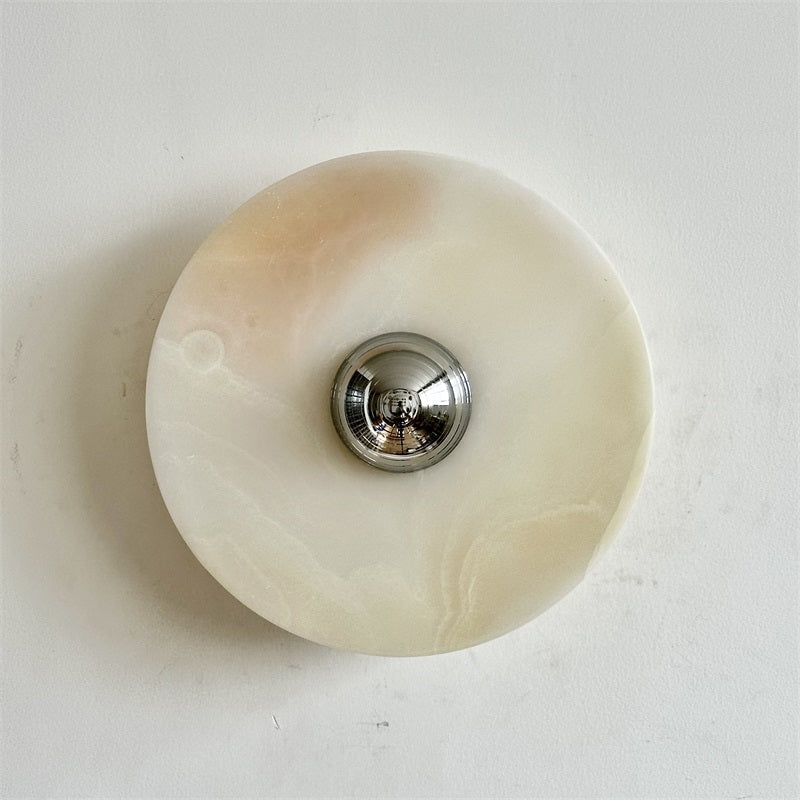 Arsole Applique Murale Ronde en Jade et Métal Moderne Minimaliste - Neutralighting
