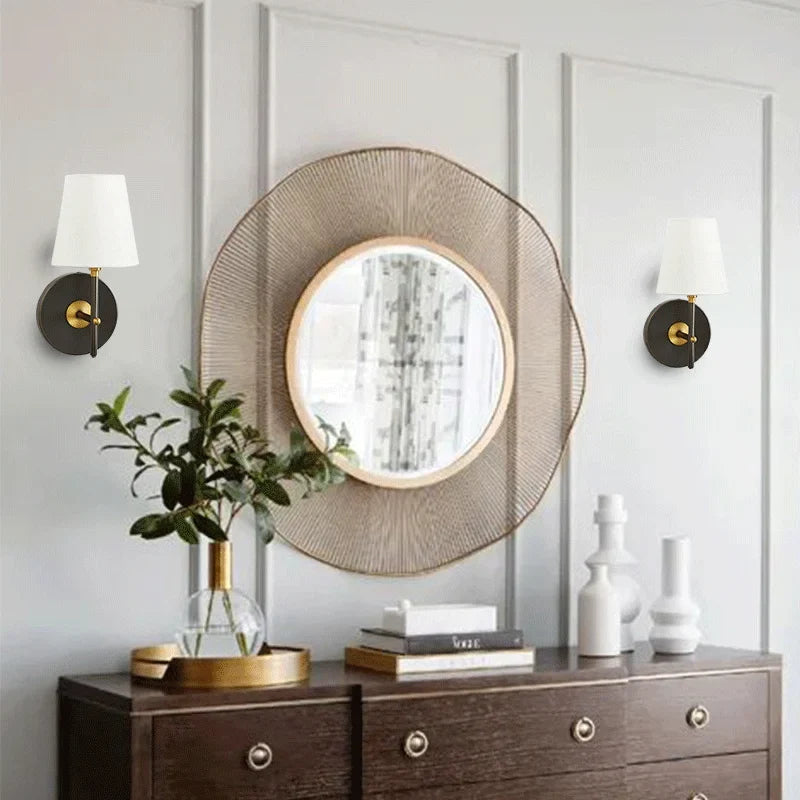 Applique d'intérieur design en tissu pour décoration élégante Eulalie Mirage - Matière Délicate & Présence Singulière
