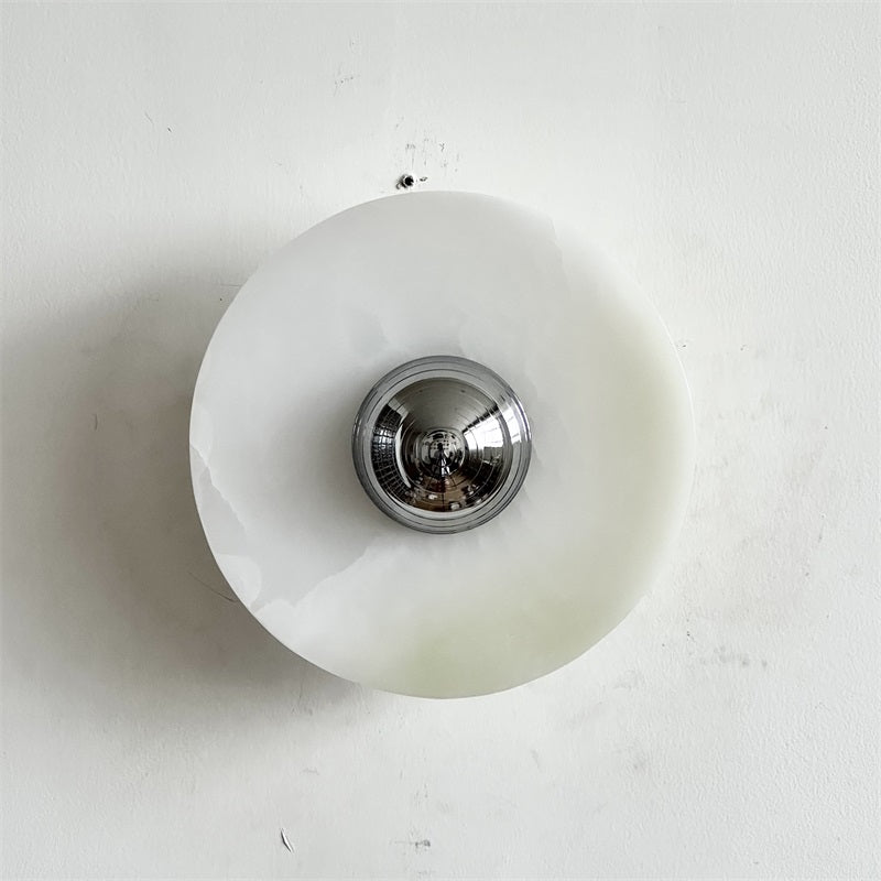 Arsole Applique Murale Ronde en Jade et Métal Moderne Minimaliste - Neutralighting