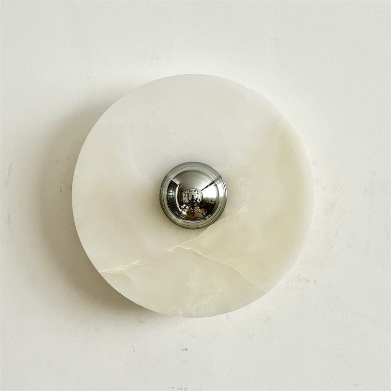 Arsole Applique Murale Ronde en Jade et Métal Moderne Minimaliste - Neutralighting