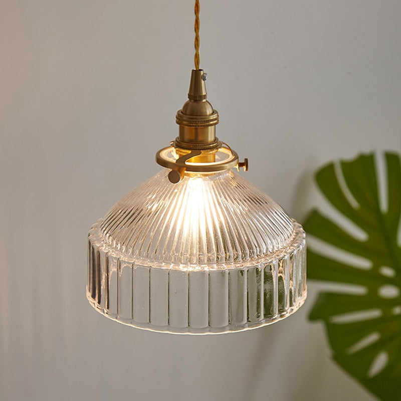 Lampe Suspendue en Verre Aveline Sérénade - Reflets Subtils & Décor Raffiné