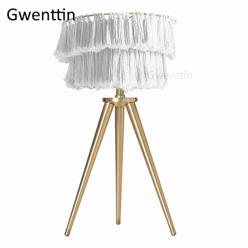 Lampadaire — Créatif en fil de soie avec trépied nordique décoratif