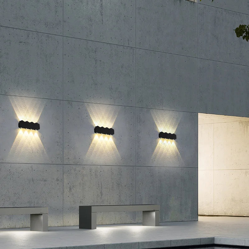 Applique murale — LED moderne imperméable pour extérieur minimaliste