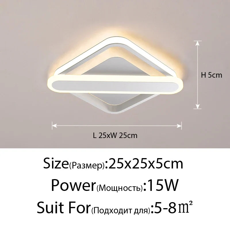 Plafonnier led moderne pour éclairage intérieur style nordique Salomé Cadence - Esprit Épuré & Harmonie Intérieure