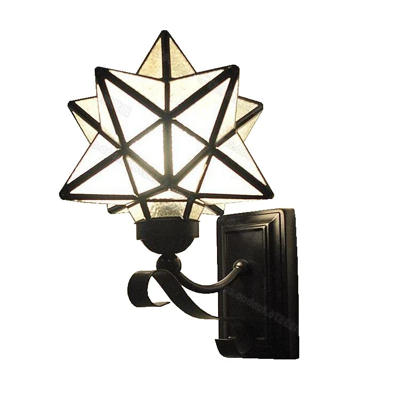 lampe à poser rétro minimaliste en verre tiffany cuivre pour décoration européenne