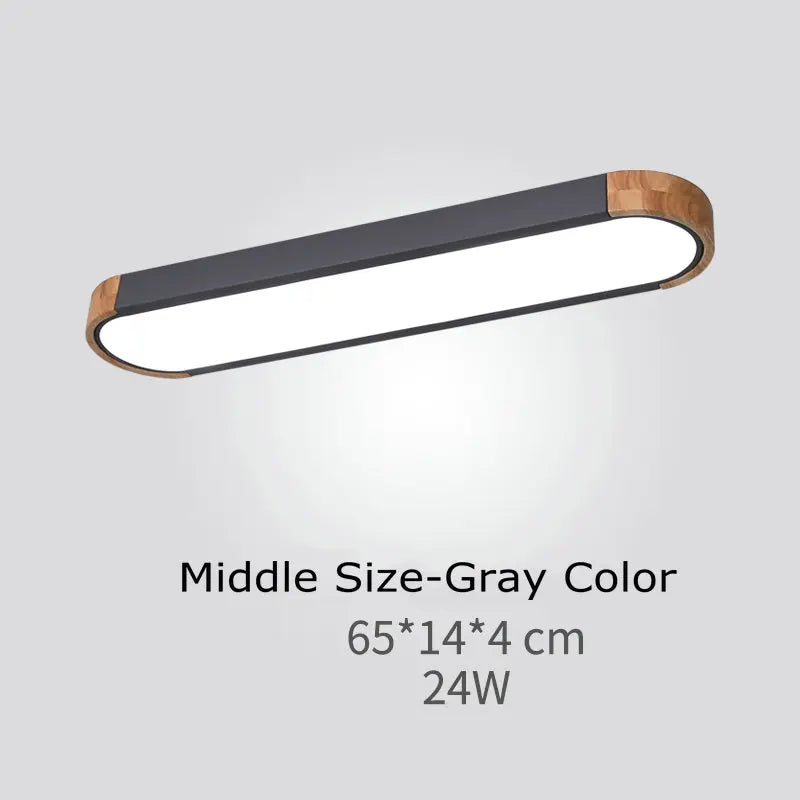 Plafonnier — Nordique long 3 coul fermentation gradation LED lampe