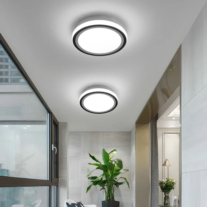 Plafonnier — Allée LED plafonnier pour couloir balcon chambre éclairage AC110V AC220V moderne nordique intérieur lumières cuisine luminaires luminaria