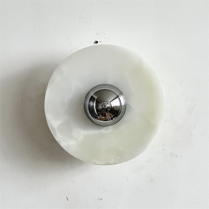 Arsole Applique Murale Ronde en Jade et Métal Moderne Minimaliste - Neutralighting