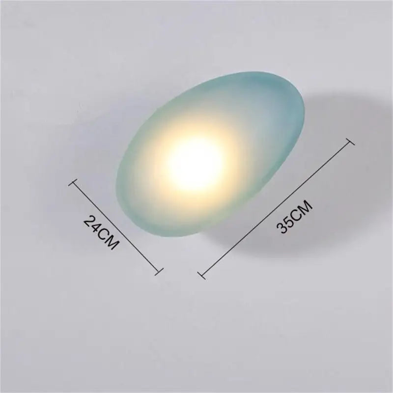 Plafonnier — LED galets verre moderne déco intérieur hotel couloir plafonnier éclairage