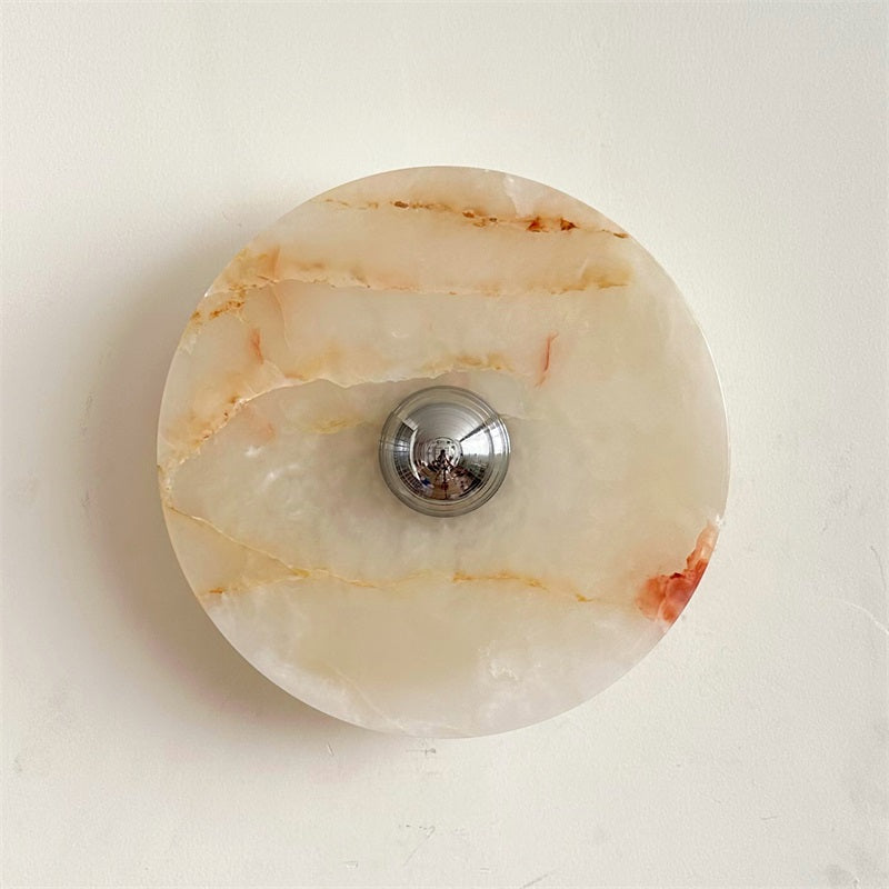 Arsole Applique Murale Ronde en Jade et Métal Moderne Minimaliste - Neutralighting