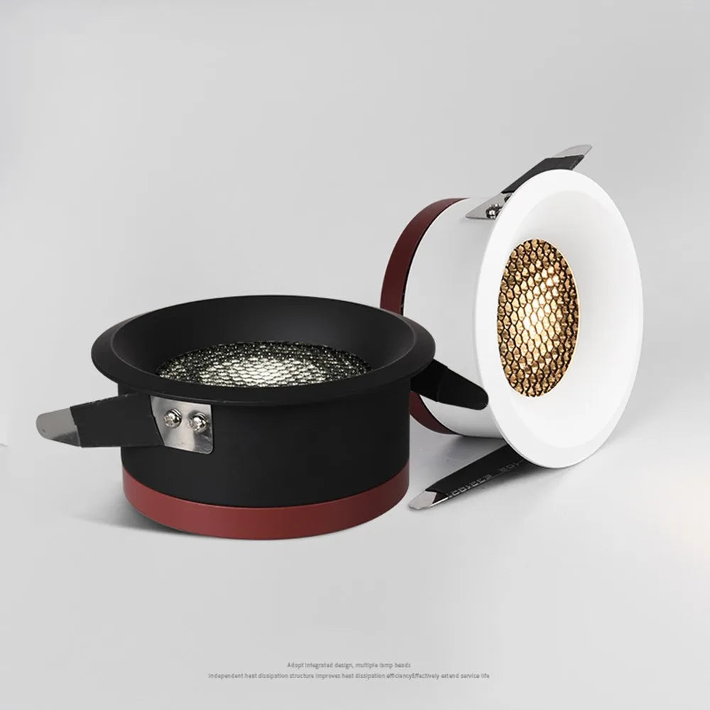 Spot led encastrable avec technologie cob intensité réglable Lydie Ouverture en Aluminium - Une Présence Décorative Affirmée