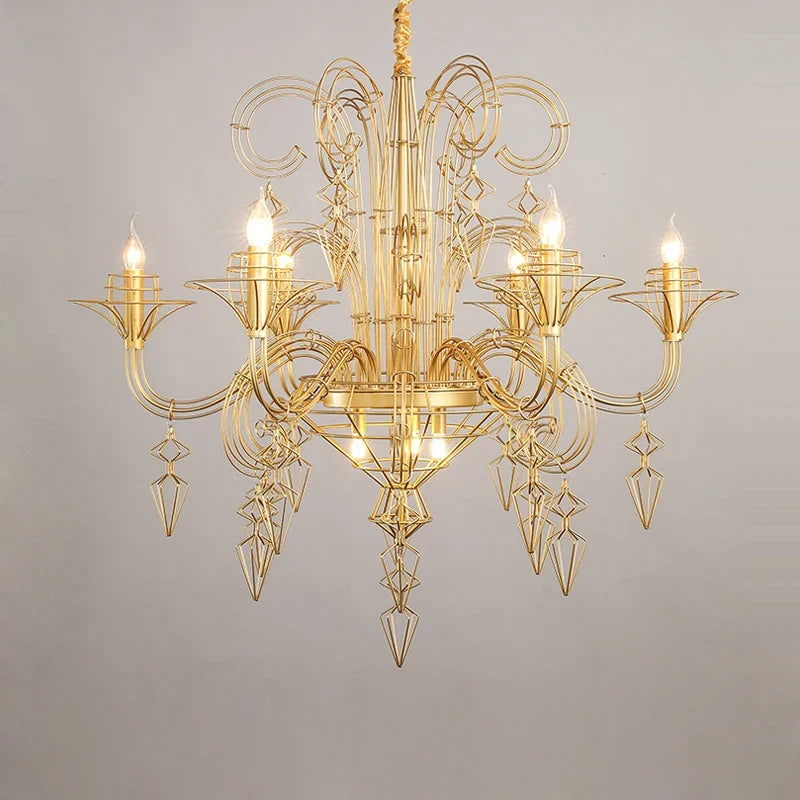 Lustre — Design baroque pour un éclairage élégant et moderne