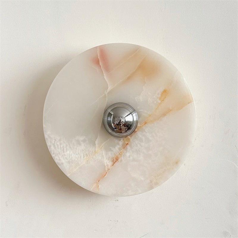 Arsole Applique Murale Ronde en Jade et Métal Moderne Minimaliste - Neutralighting