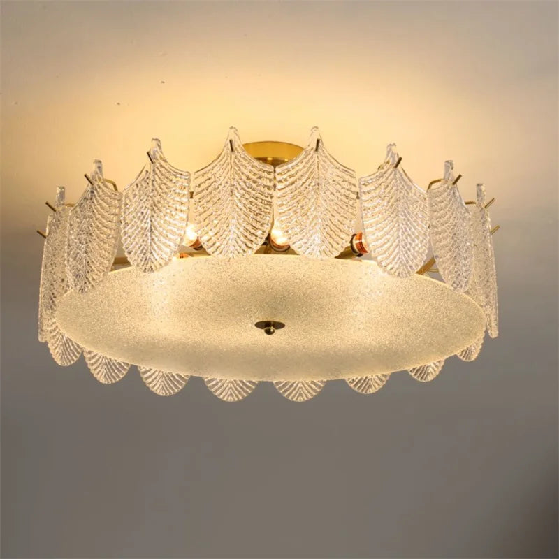 Lustre — De luxe en verre pour décoration intérieure élégante et moderne