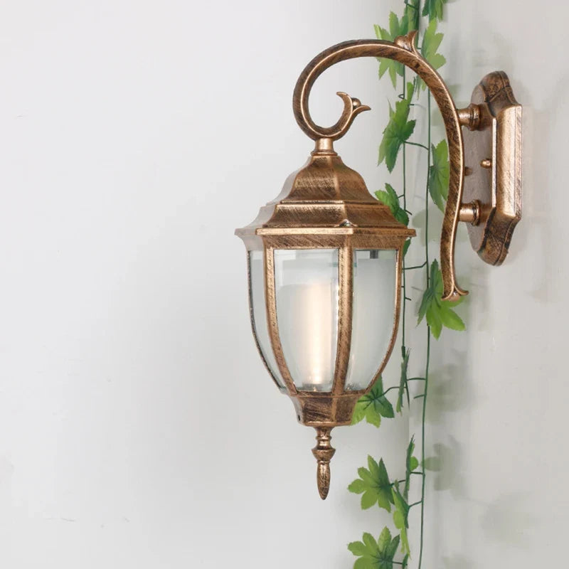 Applique murale — Extérieure étanche style européen rétro et simple